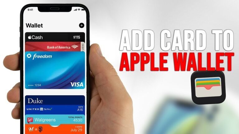 Adding A Card To Apple Wallet