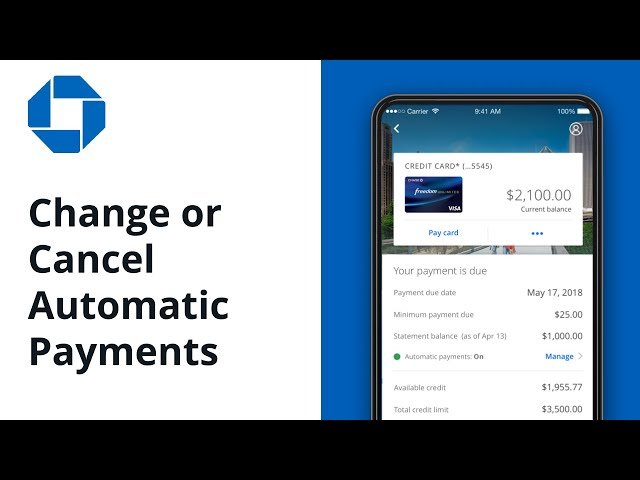 How To Stop Automatic Payments On Chase Debit Card